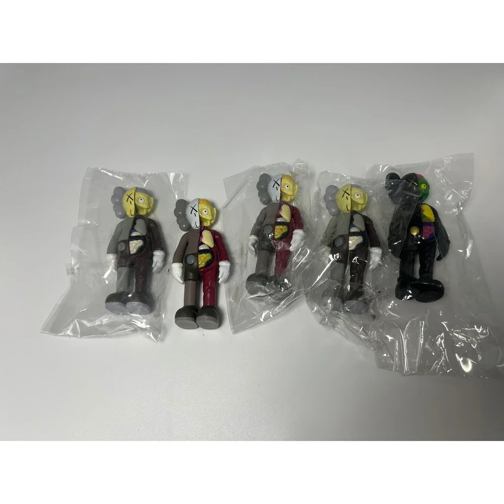 KAWS Style The Kimpsons Vinyl Figures Set of 5 Dissected Art Toys 4 Inch